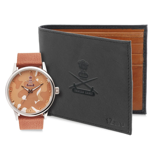 Watch with Wallet with Indian Army Core – LONGOWAL, ZDSRTCMBIA