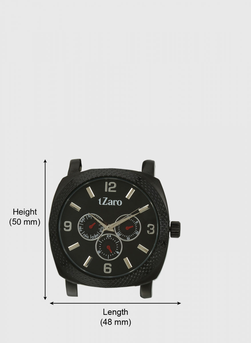 TZARO Stainless Steel Multifunction Watch: KAZA, ZMARMV3BLK