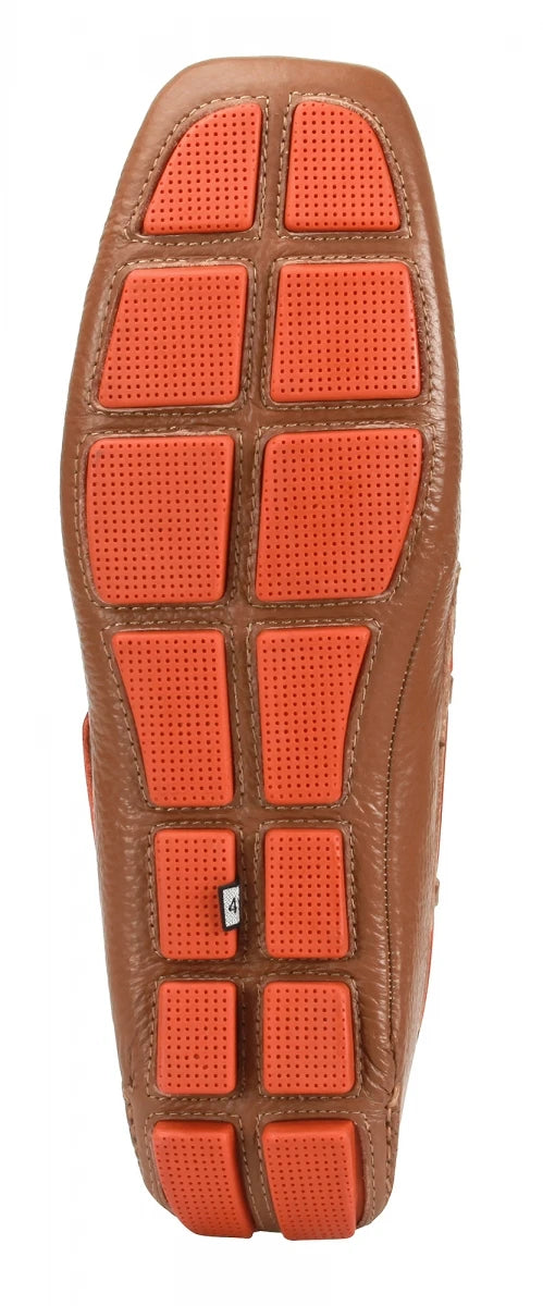 Genuine Leather Tan Driving Shoes - ZN2341TANSPRT