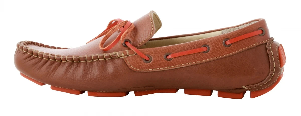 Genuine Leather Driving Shoes - ZN2344TANLCE