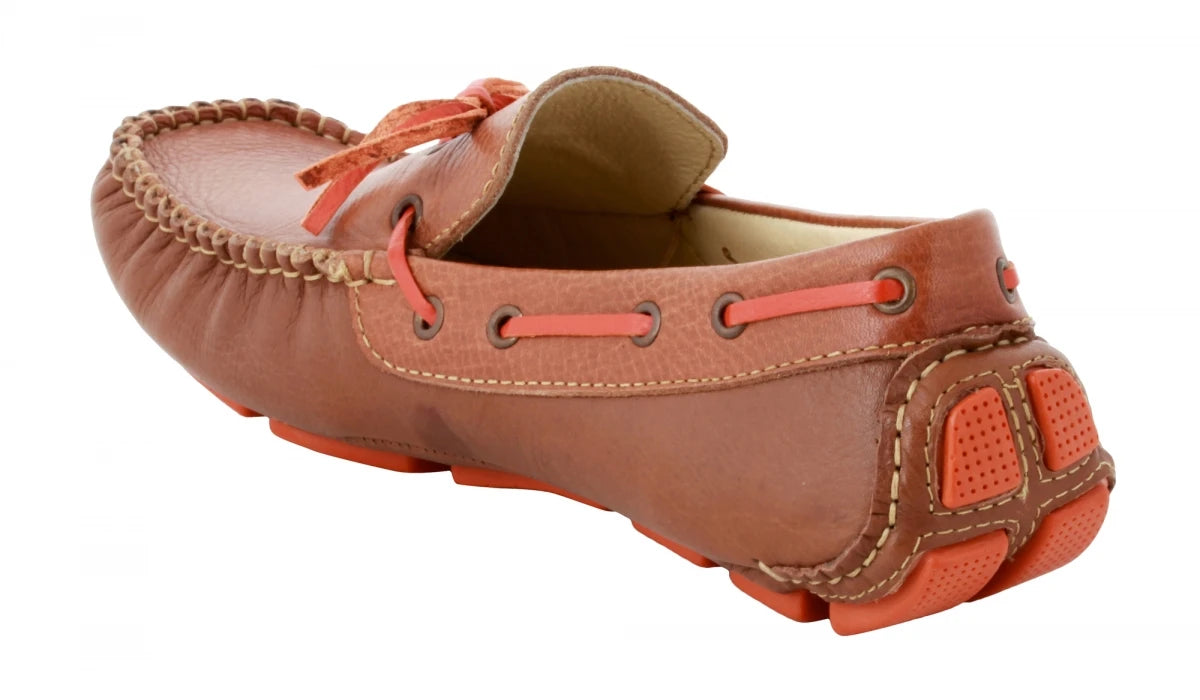 Genuine Leather Driving Shoes - ZN2344TANLCE