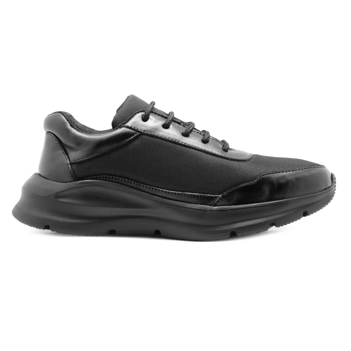 High Performance Black Sports Shoes – Milkha-Flexi, ZNRBLKRUN