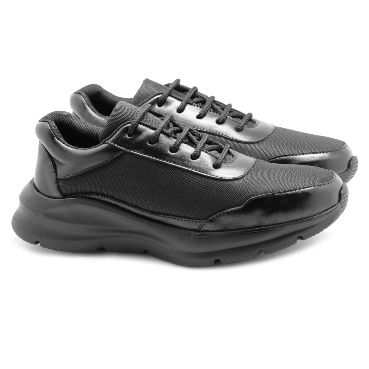High Performance Black Sports Shoes – Milkha-Flexi, ZNRBLKRUN