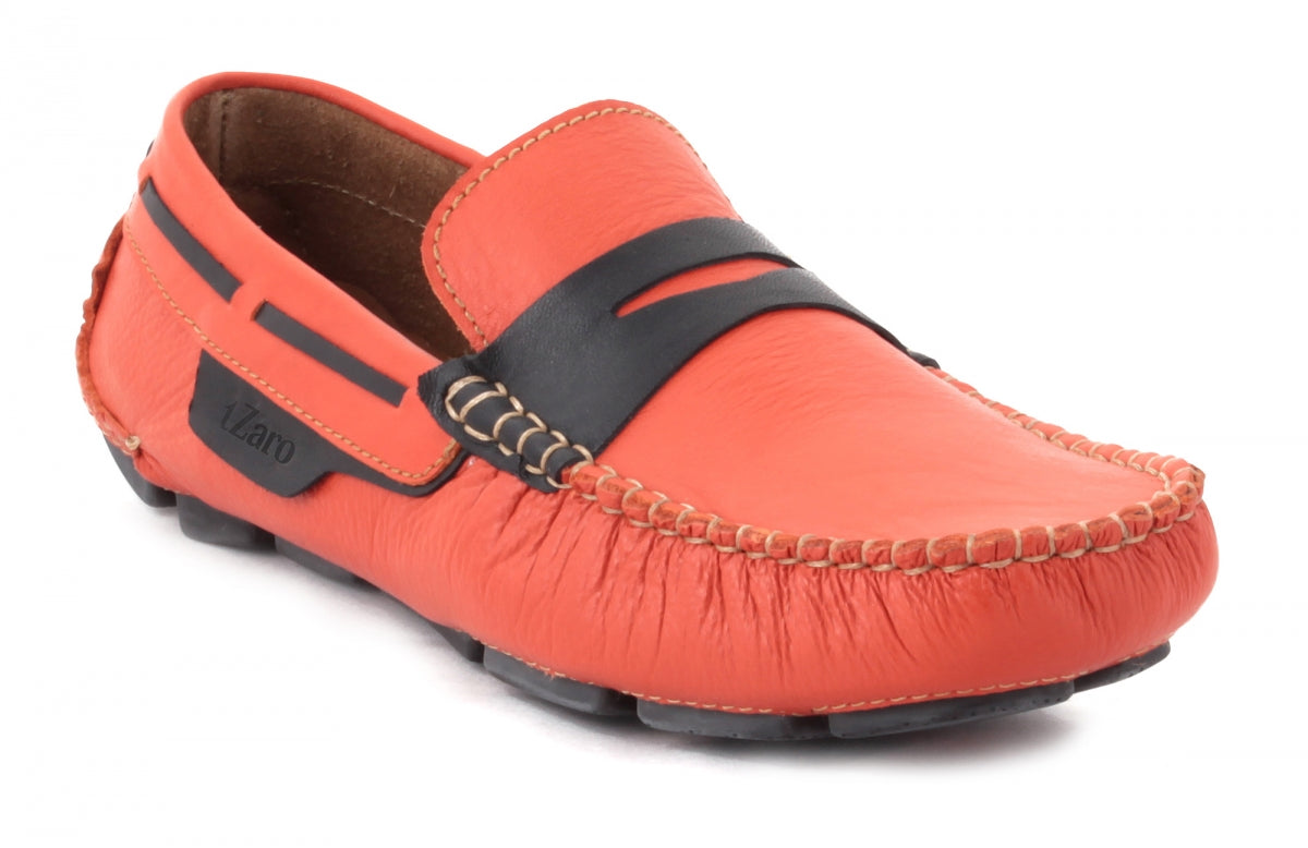 Tan Brown Leather Driving Shoes