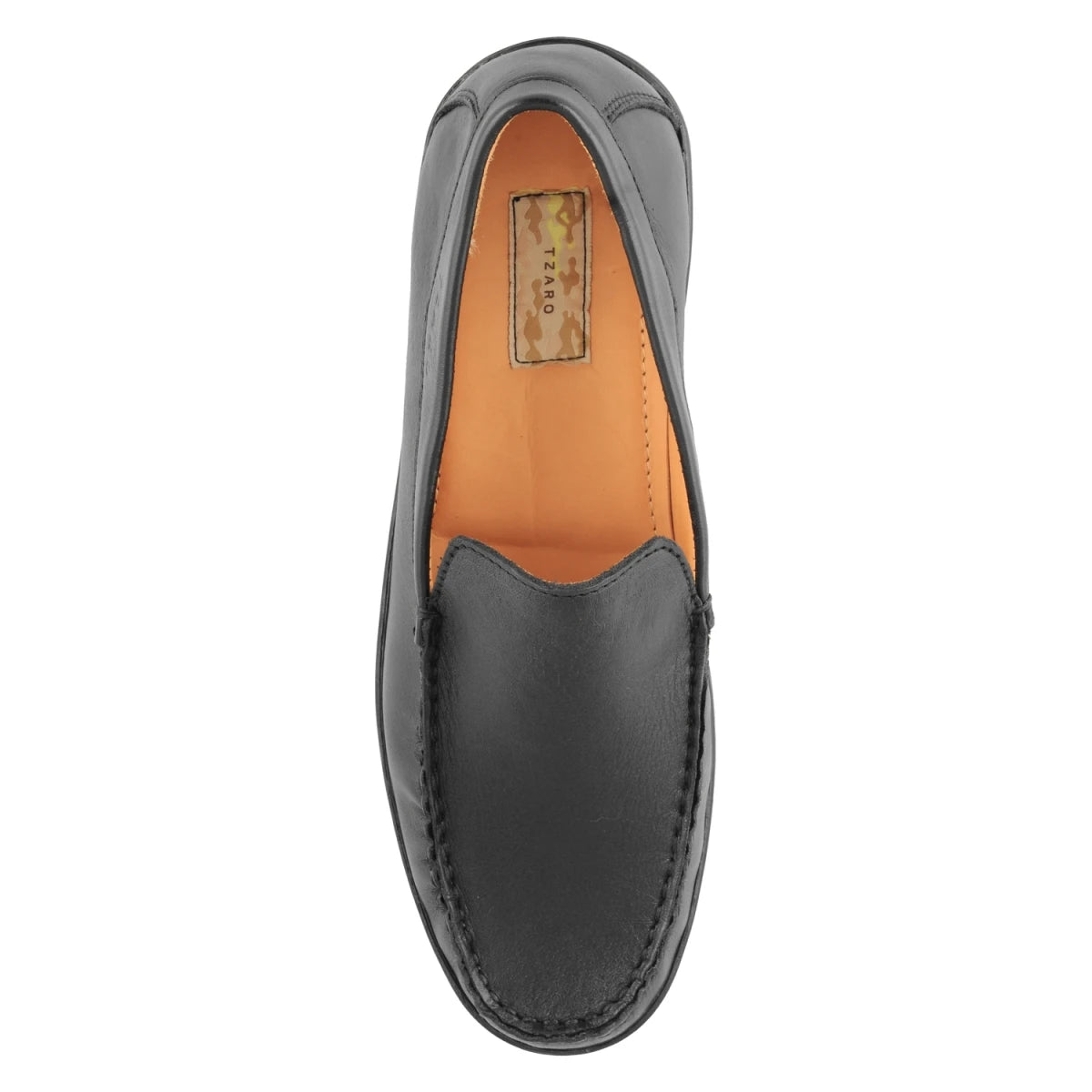 Pure Leather Black Moccasin with Powerful Grip – Zuketu