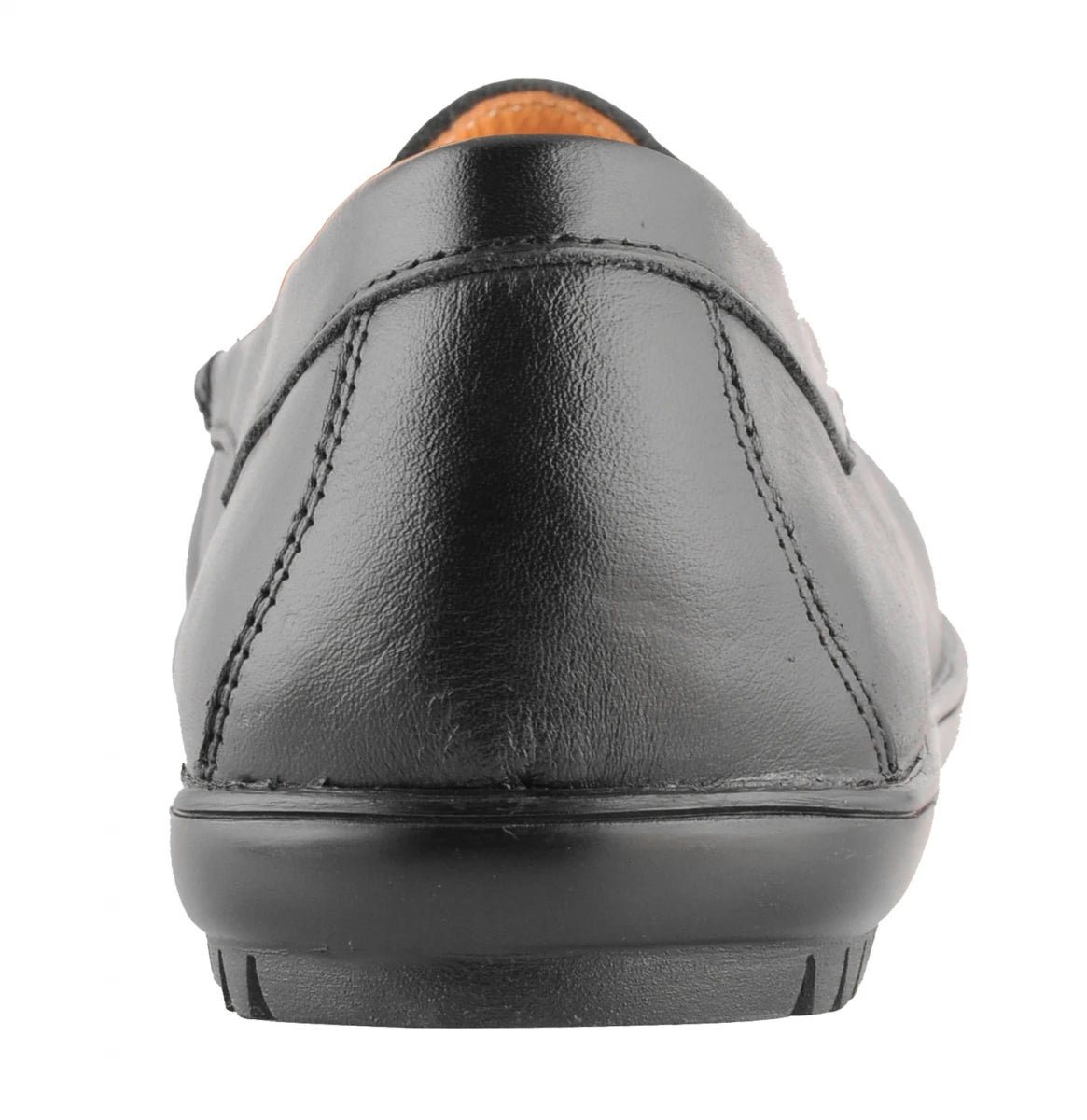 Pure Leather Black Moccasin with Powerful Grip – Zuketu