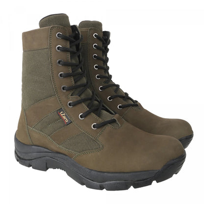 Anti-Skid High Ankle, Pure Leather Military Men's Boot - APACHEOG