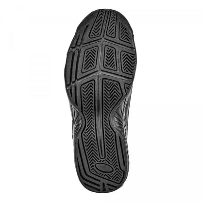 Pure Leather Black Sports Shoe with Non-Marking Sole - Baddy, BADBT02BLK