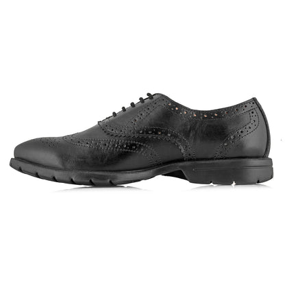 Pure Leather, Super-Light,  Black Brogue -  T Hill, BERGBLK2519