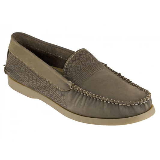 Pure  Leather Olive Boat Shoes  - USS AZTEC, BOAT111AZT