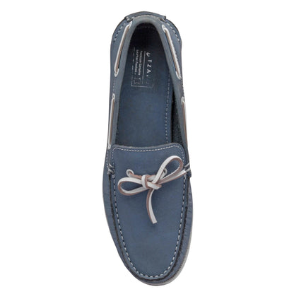 Pure Leather Sky Blue Boat Shoes - Virat, BOAT200ABLU