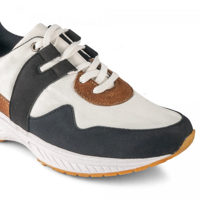 Pure Leather Sports Shoes with Rubber Outsole - BOLTWHT