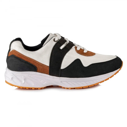 Pure Leather Sports Shoes with Rubber Outsole - BOLTWHT