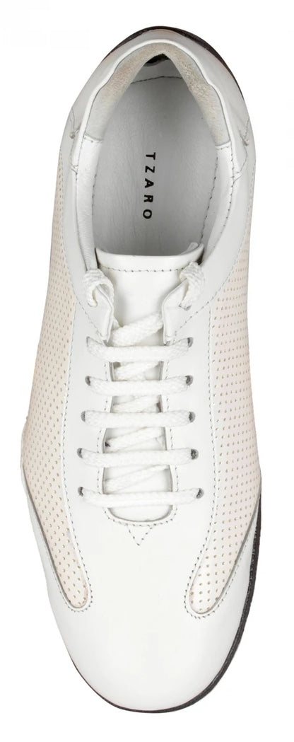 Pure Leather White Sneakers - Marken, BON1407WHTPER
