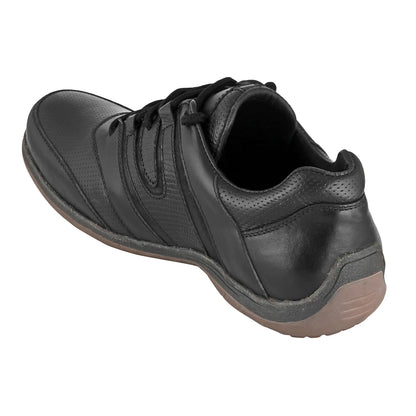 Pure Leather Black Sneakers - Phantom, BON1412BLCHBK