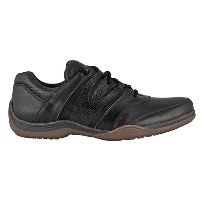 Pure Leather Black Sneakers - Phantom, BON1412BLCHBK