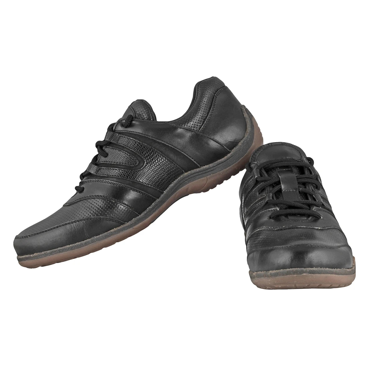 Pure Leather Black Sneakers - Phantom, BON1412BLCHBK