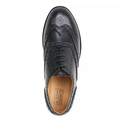 Pure Leather Black Brogue - 2IC, BRGPOP52BL
