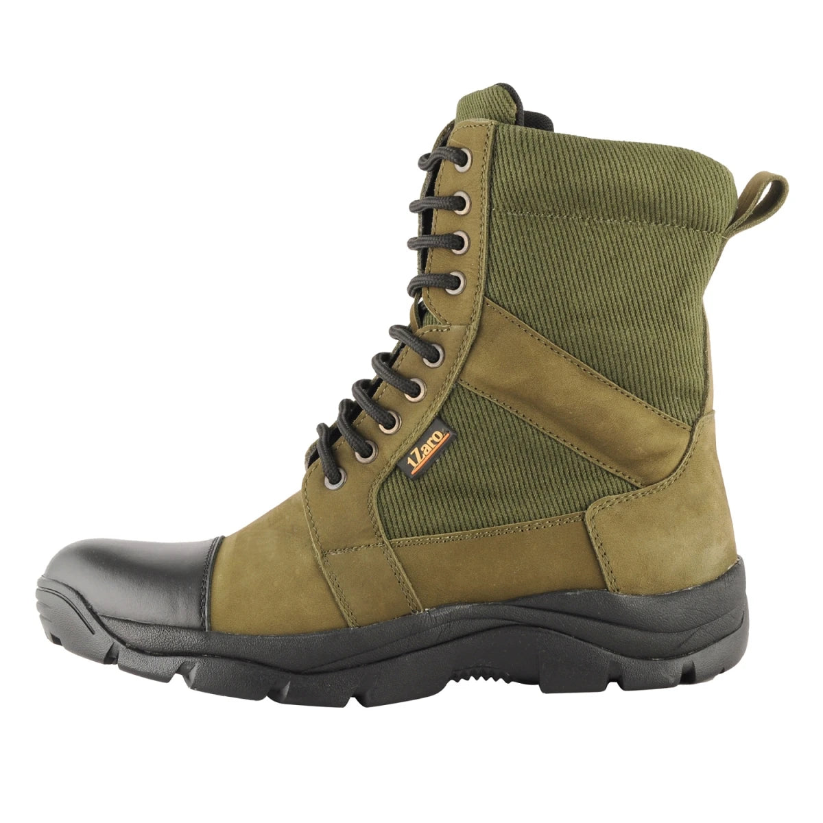 Pure Leather Olive Green Jungle Boot – Bhasma