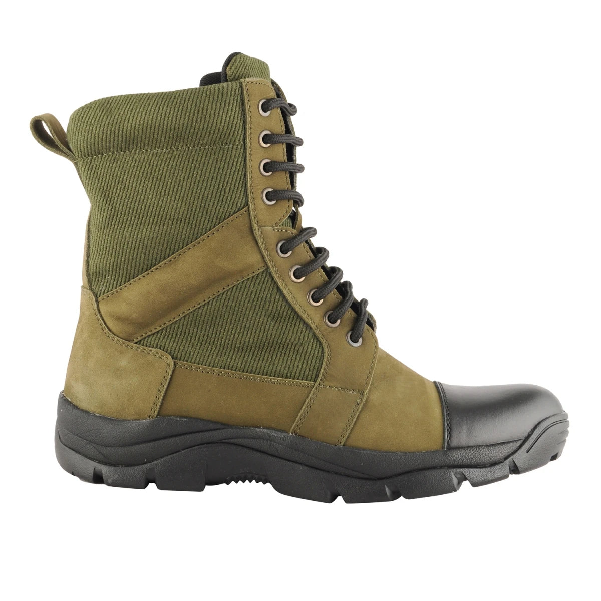 Pure Leather Olive Green Jungle Boot – Bhasma
