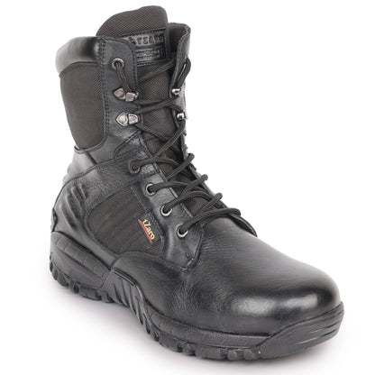Anti-Skid High Ankle, Pure Leather Military Boot - Bhuvan
