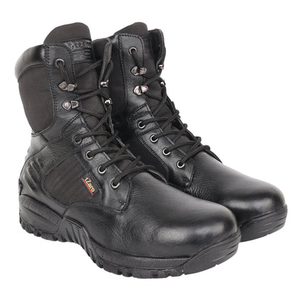 Anti-Skid High Ankle, Pure Leather Military Boot - Bhuvan