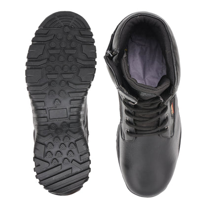 Anti-Skid High Ankle, Pure Leather Military Boot - Bhuvan