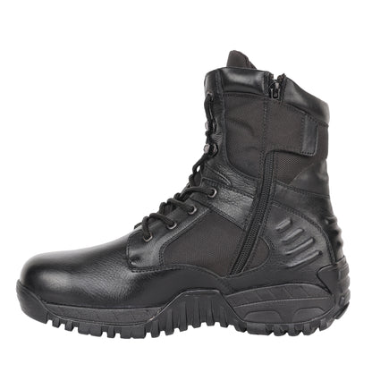 Anti-Skid High Ankle, Pure Leather Military Boot - Bhuvan