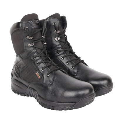 Anti-Skid High Ankle, Pure Leather Military Boot - Bhuvan
