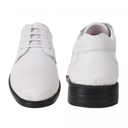 Pure Leather Superlight White Derby Shoe (for naval personnel) – ZEA, DERB2505