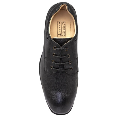Pure Leather, Super-Light, Black Derby Shoe   -  Mr. Lawyer, DERBLK2501