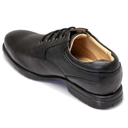 Pure Leather, Super-Light, Black Derby Shoe   -  Mr. Lawyer, DERBLK2501