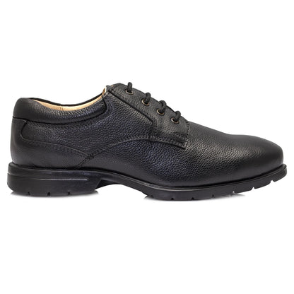 Pure Leather, Super-Light, Black Derby Shoe   -  Mr. Lawyer, DERBLK2501