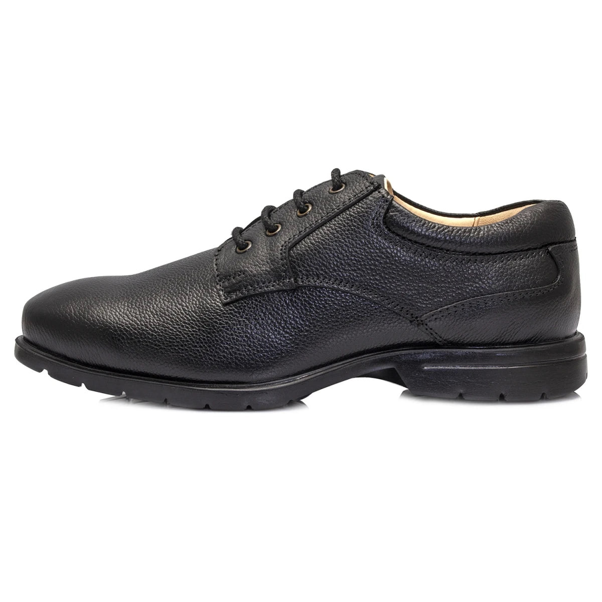 Pure Leather, Super-Light, Black Derby Shoe   -  Mr. Lawyer, DERBLK2501