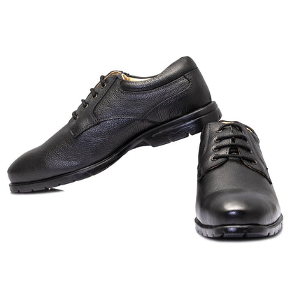 Pure Leather, Super-Light, Black Derby Shoe   -  Mr. Lawyer, DERBLK2501