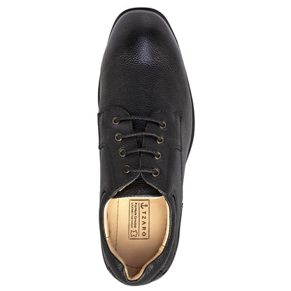 Pure Leather, Super-Light, Black Derby Shoe   -  Mr. Lawyer, DERBLK2501