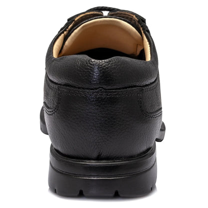 Pure Leather, Super-Light, Black Derby Shoe   -  Mr. Lawyer, DERBLK2501