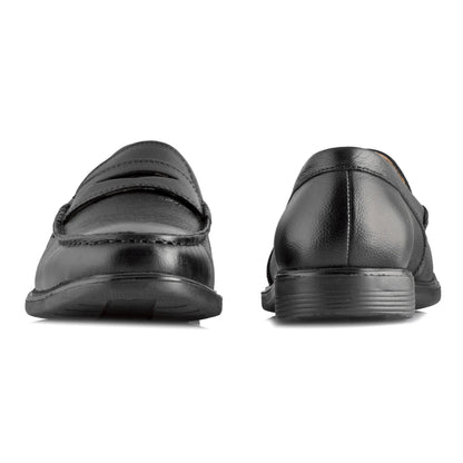 Pure leather Slip-on Formal Shoes -  Mr. Slipon, DERBLK2511MC