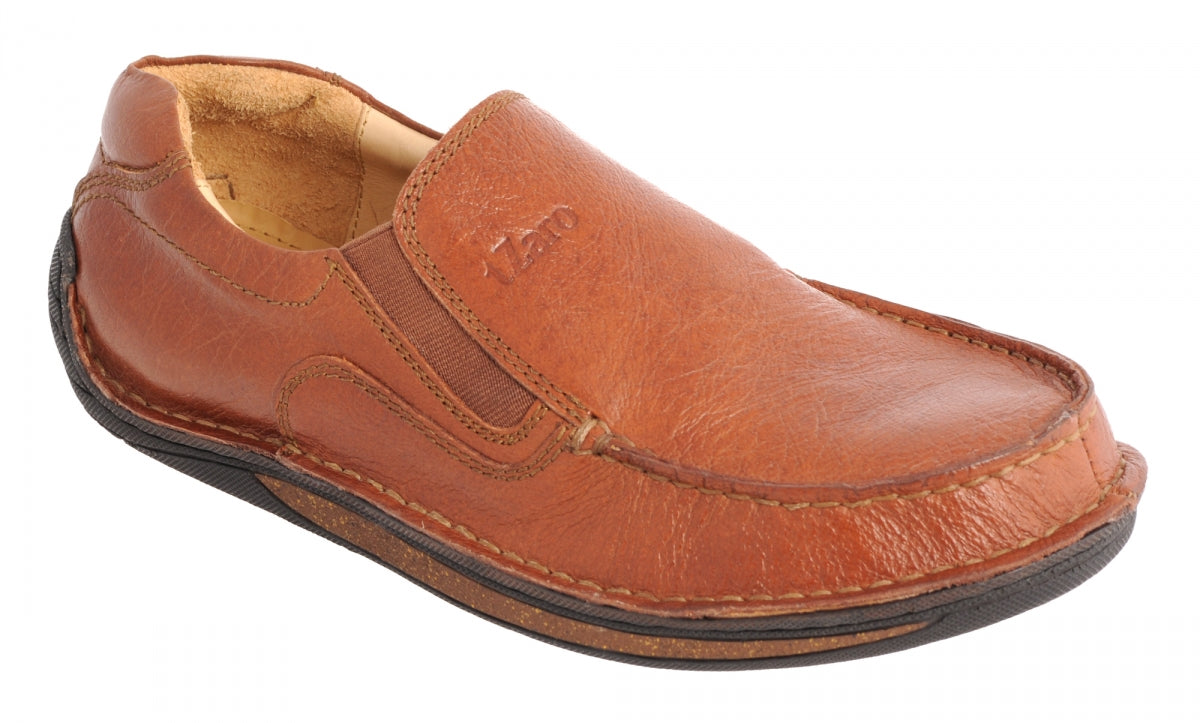 Tan Genuine Leather Slipon Shoes Online for Men Online