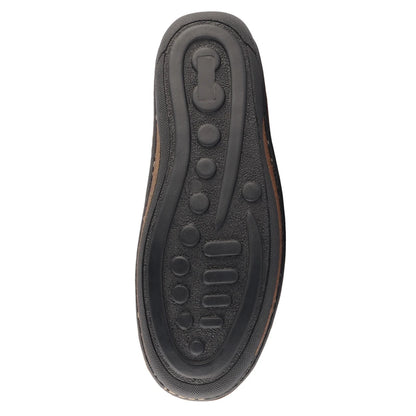 Pure Leather Tan Sandal, with Driving Shoe Sole -  Transformer, DMRONTAN23