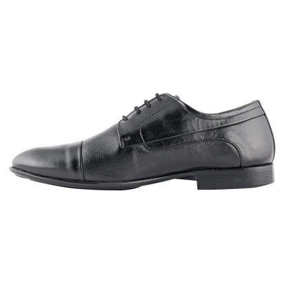 Pure Leather Black Oxford Shoes with Rubber Sole – Dariku