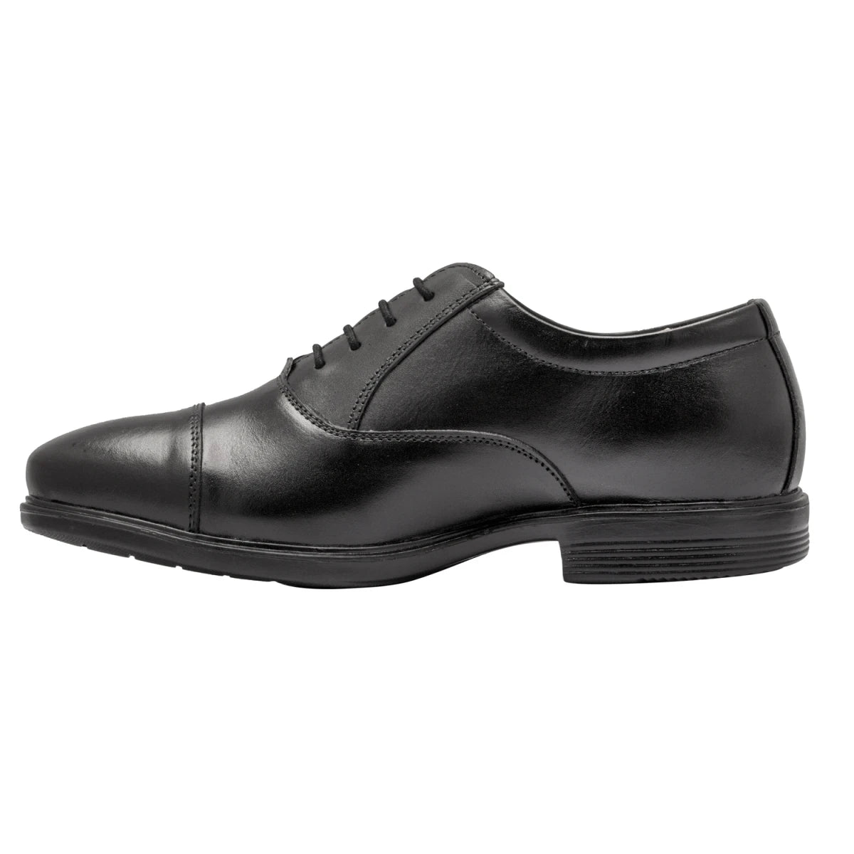 Pure Leather Black Oxford Shoes -  Mr. Banker (Smooth Finish), ENGBLK2401