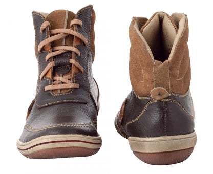 Pure Leather Chocolate Color Boots  -  FAZ6801CHC