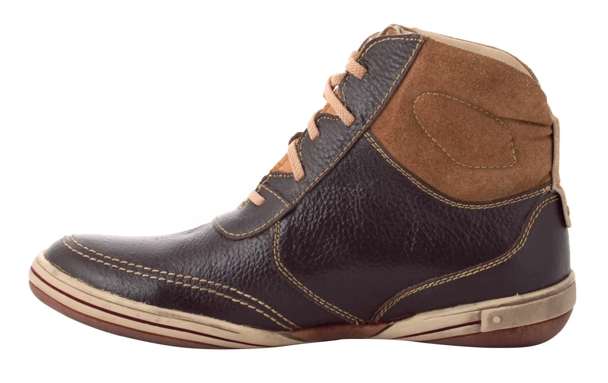 Pure Leather Chocolate Color Boots  -  FAZ6801CHC