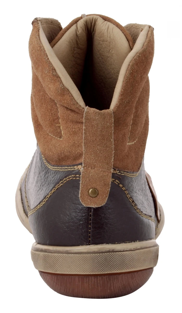 Pure Leather Chocolate Color Boots  -  FAZ6801CHC
