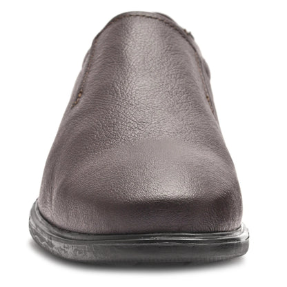 Pure Leather Chocolate Color Slip-On Formal Shoe - Choco-Geneva, FREMC2424CHC