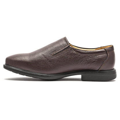 Pure Leather Chocolate Color Slip-On Formal Shoe - Choco-Geneva, FREMC2424CHC