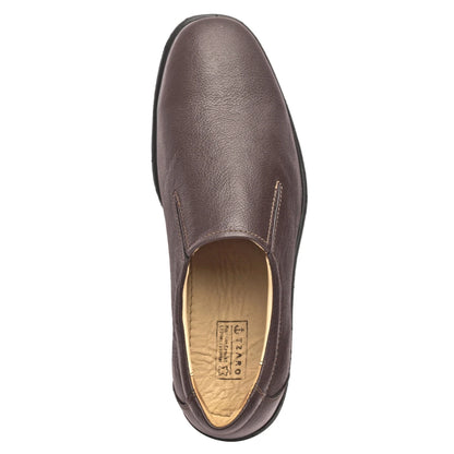 Pure Leather Chocolate Color Slip-On Formal Shoe - Choco-Geneva, FREMC2424CHC