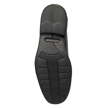 Pure Leather Black Formal Slip-on Shoes - SM Sam (Smooth Finish), FRMC24223SG