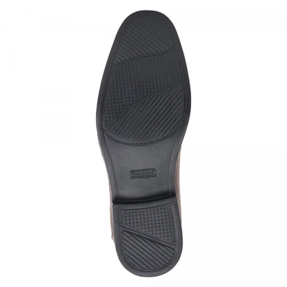 Pure Leather, Super-Light, Cherry Color Formal Slip-on Shoe- FRRP2425CHBR